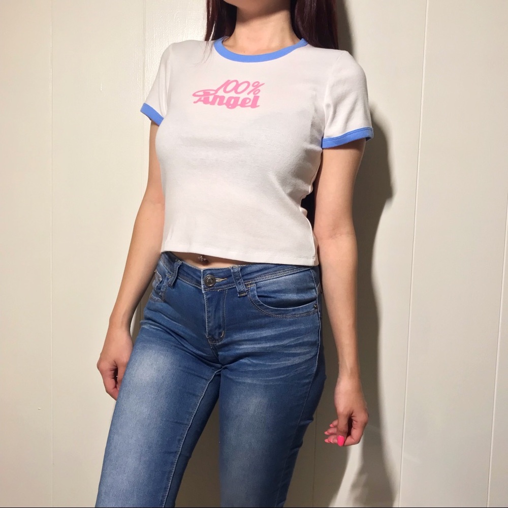 ❌SOLD❌ - 100% Angel Baby Crop Top